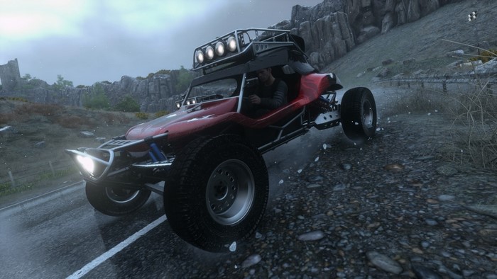 Red Wombat Typhoon off-road vehicle in Driveclub