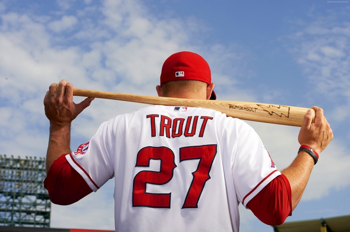 Mike Trout from Los Angeles Angels of Anaheim
