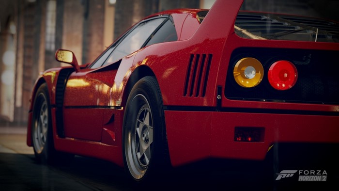 Red Ferrari F40 from Forza Horizon 2
