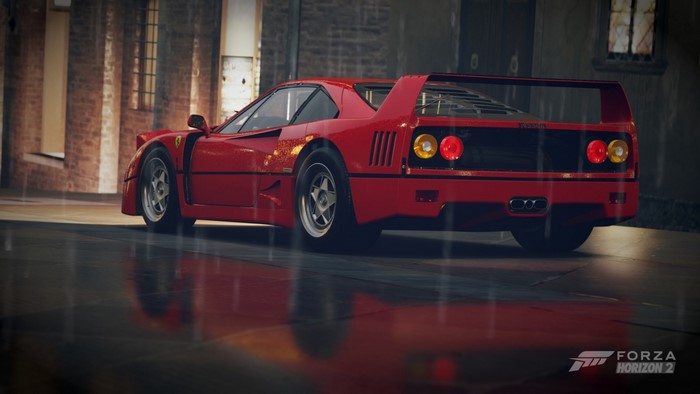Red Ferrari F40 in Forza Horizon 2