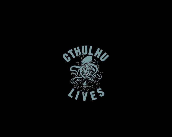 Cthulhu Lives artwork with tentacles