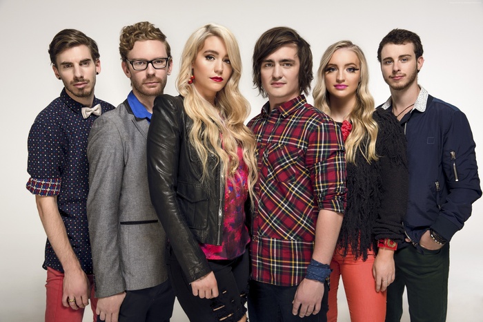 Sheppard band members posing for a photo