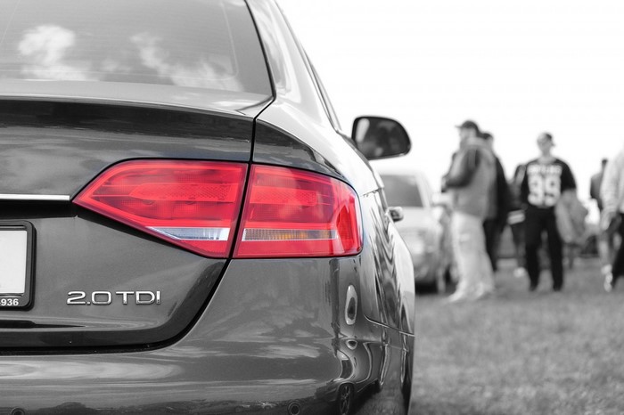 Audi A4 2.0 TDI Sedan Rear View