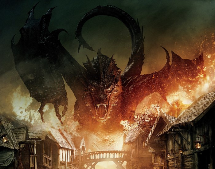 Smaug the dragon from The Hobbit: The Battle of the Five Armies