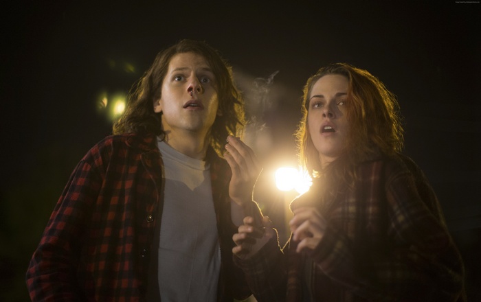 Jesse Eisenberg and Kristen Stewart in American Ultra