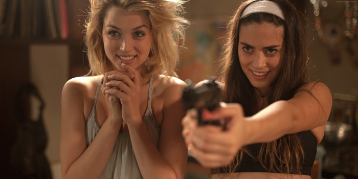 Ana de Armas and Lorenza Izzo in Knock Knock