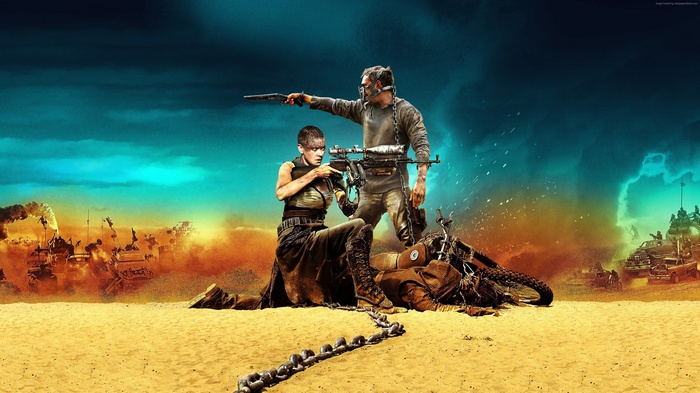 Furiosa and Max from Mad Max: Fury Road