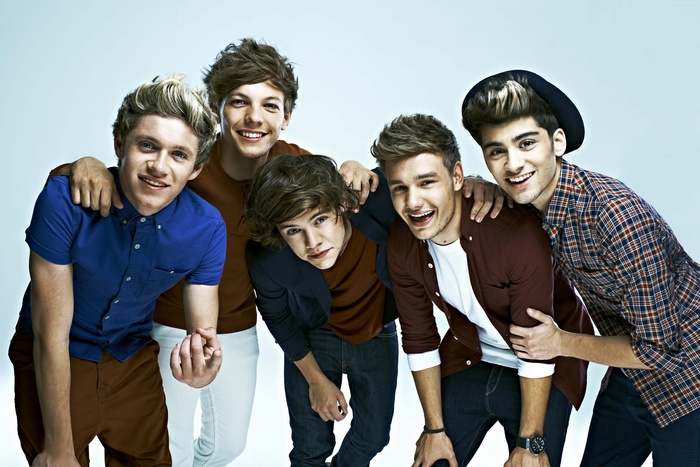 One Direction members: Niall Horan, Louis Tomlinson, Harry Styles, Liam Payne, Zayn Malik
