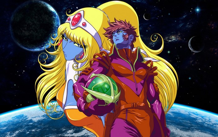 Stella and Arpegius from Interstella 5555: The 5tory of the 5ecret 5tar 5ystem