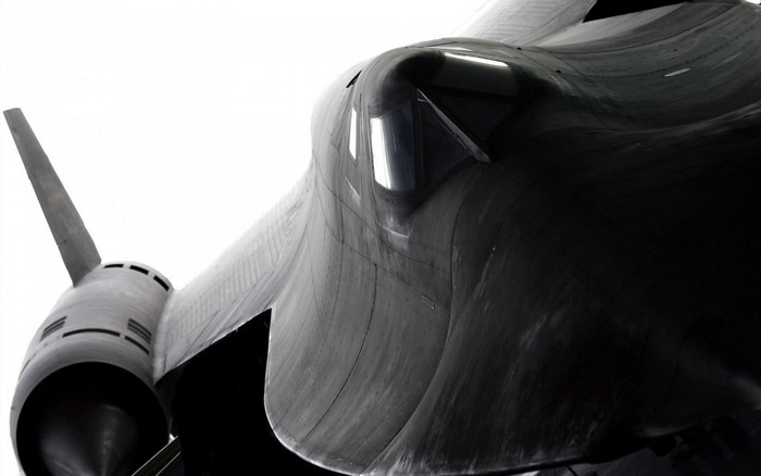 Lockheed SR-71 Blackbird aircraft close-up