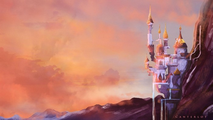 Canterlot Castle at Sunset