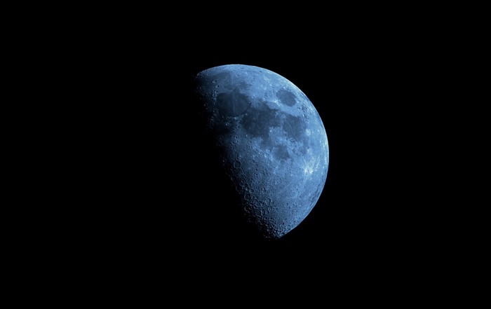 The Moon in outer space