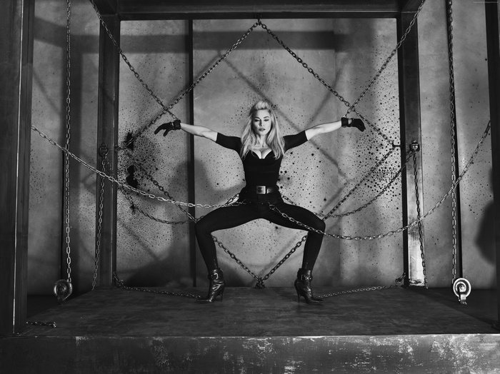 Madonna in chains