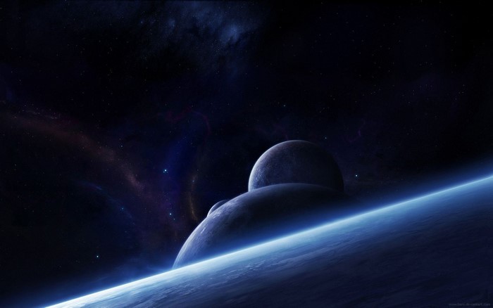Planets and nebulae in deep space