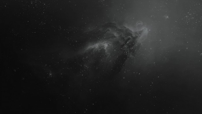 Nebula and stars in deep space