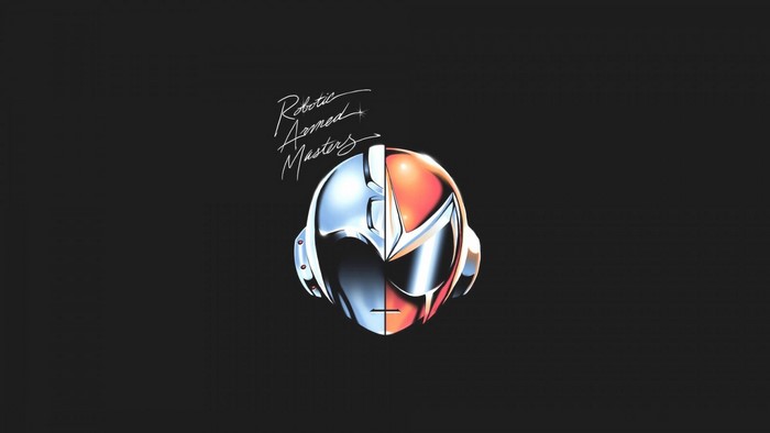 Robotic Armed Masters helmet logo