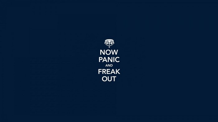 Now Panic and Freak Out text