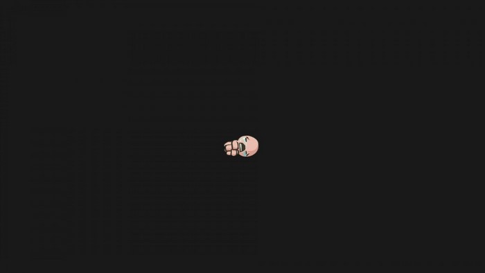 The Binding of Isaac character in darkness