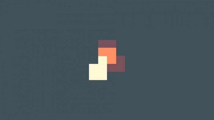 Abstract geometric shapes on a dark background