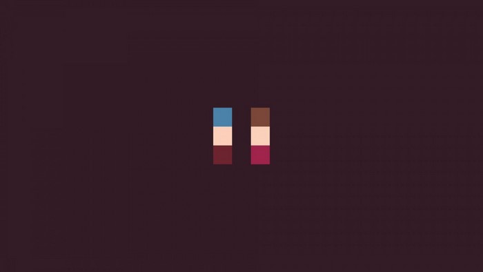 Minimalist abstract shapes on dark background