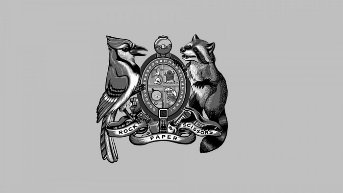 Mordecai and Rigby from Regular Show crest