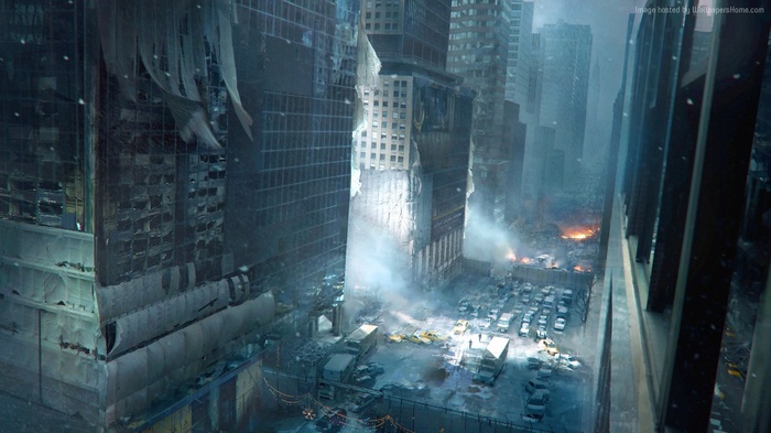 The Division 4K Art of a Post-Apocalyptic City