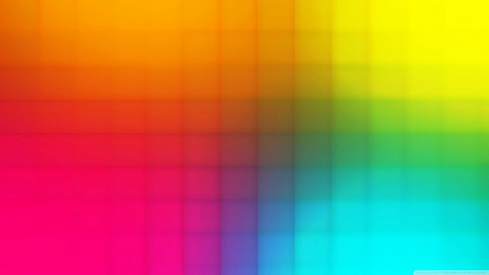 Abstract rainbow color grid