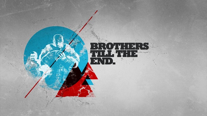 Brothers Till The End. Graphic Design Poster