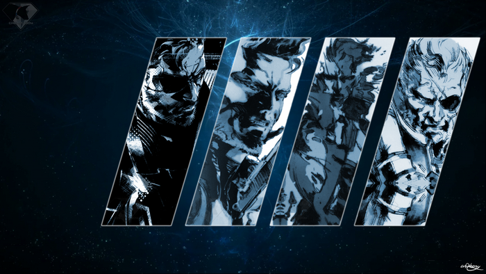 Metal Gear Solid characters artwork by Chelpi Boy