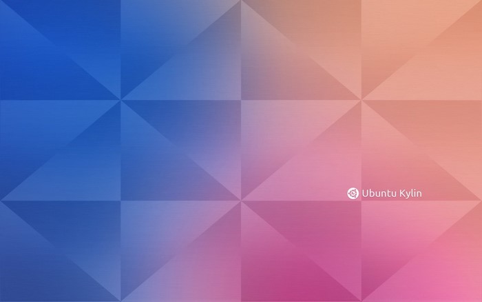 Ubuntu Kylin abstract geometric pattern