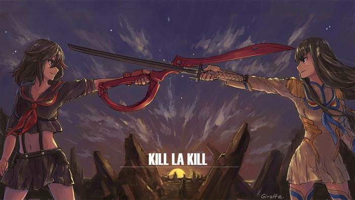 Ryuko Matoi and Satsuki Kiryuin from Kill la Kill
