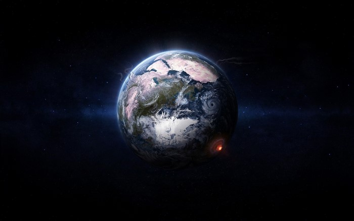 Apocalyptic Earth in Space