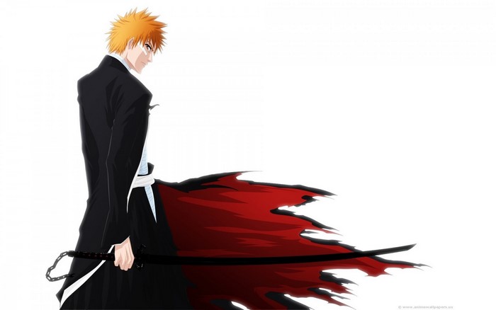 Kurosaki Ichigo from Bleach with sword