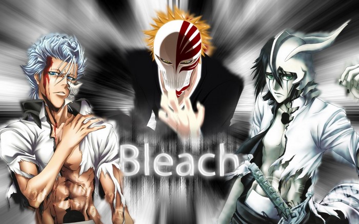 Bleach: Ichigo, Ulquiorra, and Grimmjow