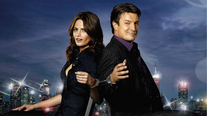 Castle TV series with Stana Katic and Nathan Fillion