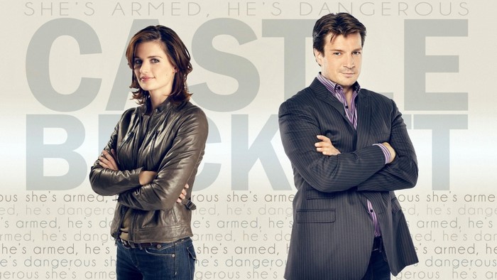Castle and Beckett from Castle TV series