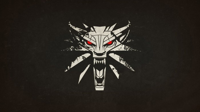 The Witcher Wolf Medallion Logo