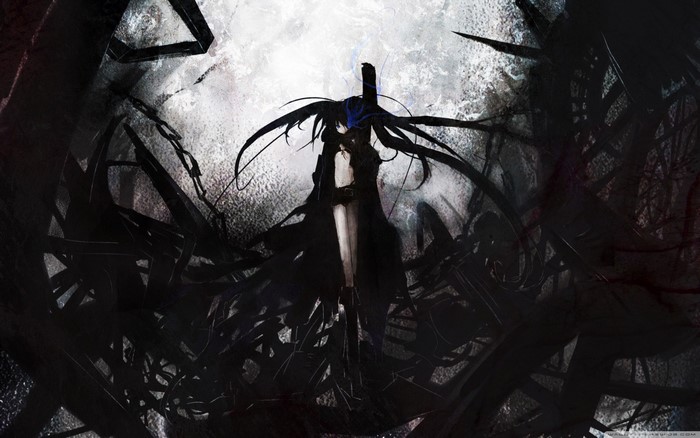 Black Rock Shooter from Black Rock Shooter