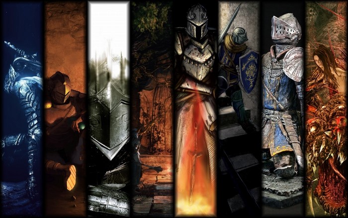 Dark Souls characters montage