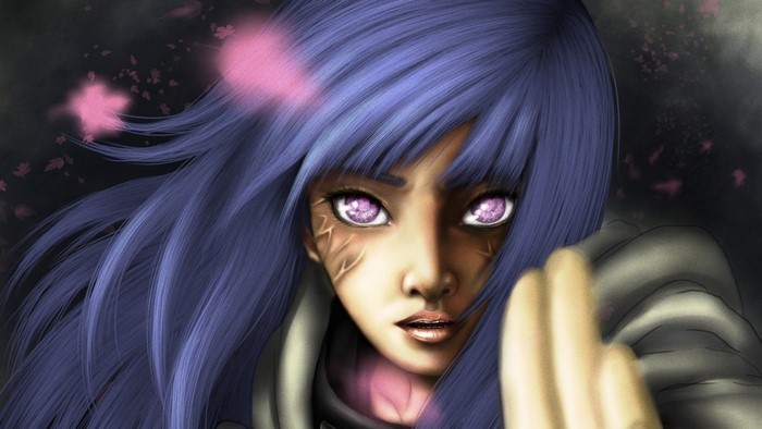 Hyuuga Hinata from Naruto Shippuuden artwork