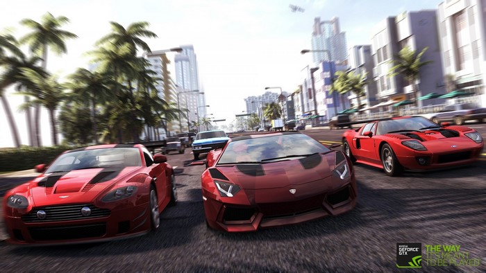 Lamborghini Aventador and Ford GT racing in The Crew