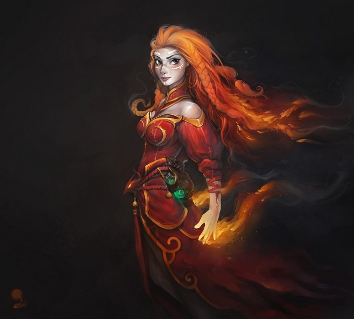Lina from Dota 2