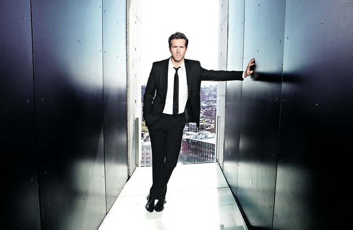 Ryan Reynolds in a Suit