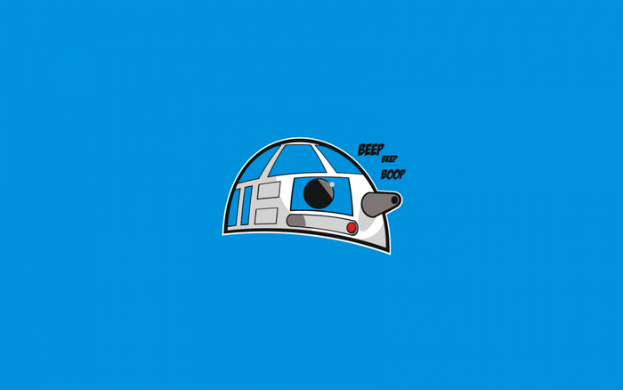 R2-D2 from Star Wars illustration