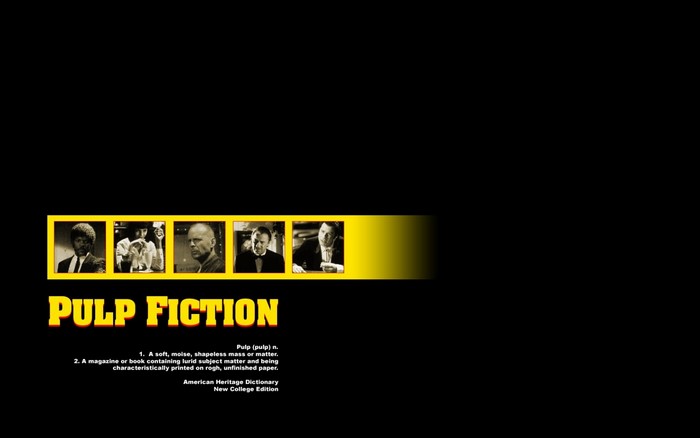 Pulp Fiction movie title and definition