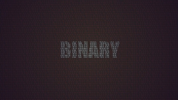 Binary Code Pattern Digital Art