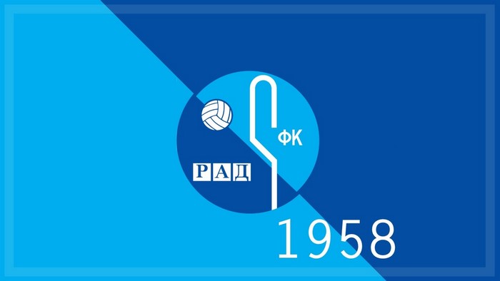 FK Rad logo with year 1958