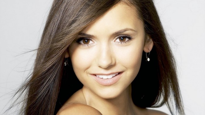 Nina Dobrev Close-Up Portrait with Smile