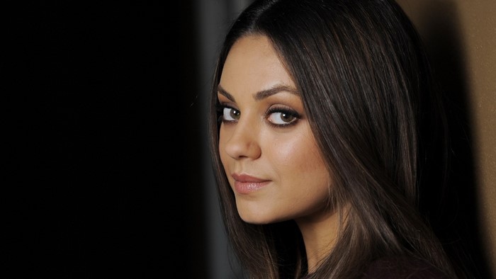 Mila Kunis portrait close up