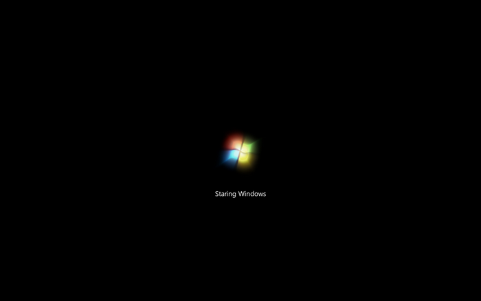Staring Windows logo
